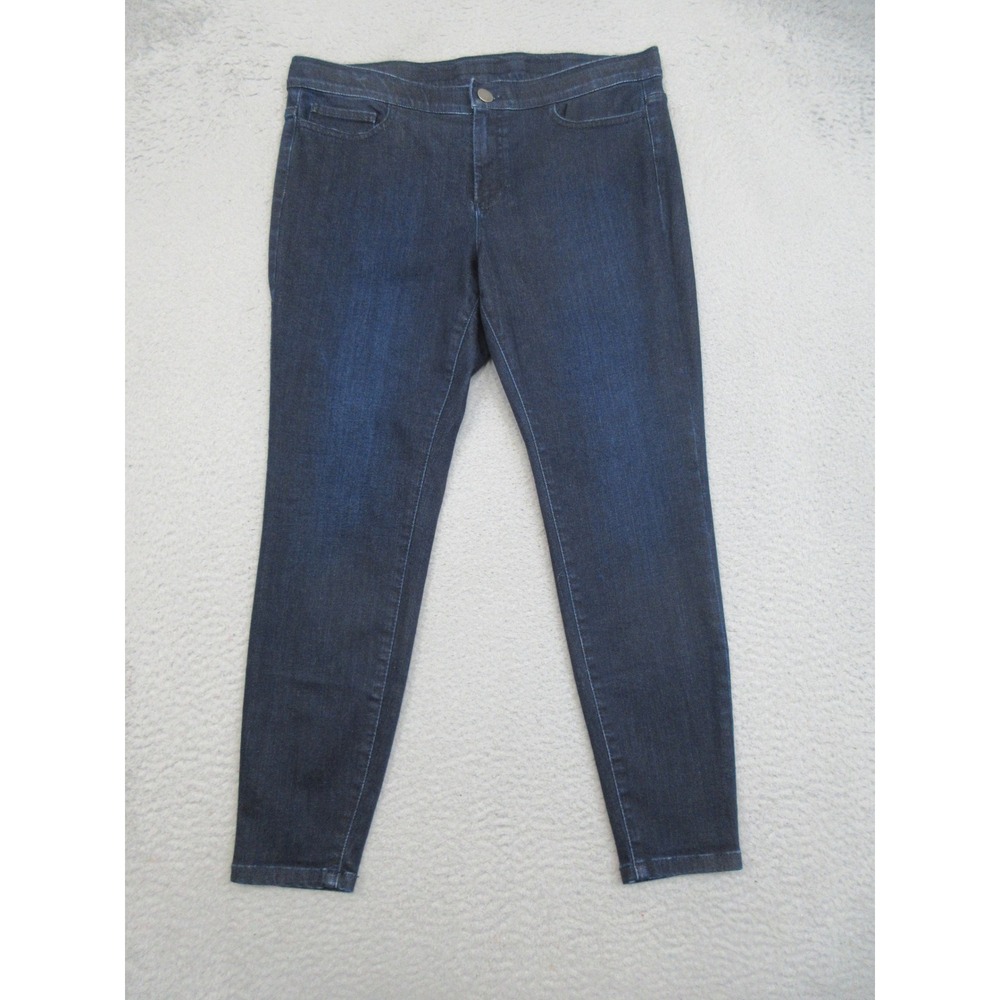 J Jill Skinny Jeans Women P12 Dark Wash Indigo Modern Classic Polished Capsule